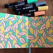 My project for course: Botanical Patterns in a Sketchbook: Conquer the Blank Page. Traditional illustration, Pattern Design, Botanical Illustration, and Sketchbook project by lebmu_cholyo - 11.26.2022