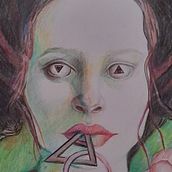 5 elemente  Ein Projekt aus dem Bereich Traditionelle Illustration, Bleistiftzeichnung, Porträtzeichnung, Artistische Zeichnung und Zeichnen mit Buntstiften von Vasile Oana - 27.11.2022