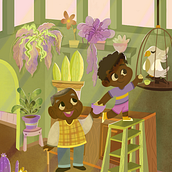 SUNNY AFTERNOON / TARDE ENSOLARADA . Traditional illustration project by Amanda Neves - 11.26.2022