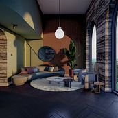 Mi proyecto del curso: Fotorrealismo de espacios interiores con Lumion desde cero. Architecture, 3D Modeling, Digital Architecture, 3D Design, and ArchVIZ project by Natalia Nuñez - 11.27.2022