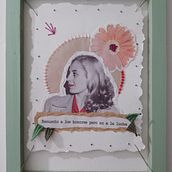 Eva en Flor. Fine Arts, Collage, Embroider, and Textile Design project by soledadsilva - 11.26.2022