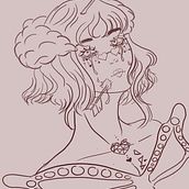 Mi proyecto del curso: Retratos digitales de fantasía con Photoshop. Traditional illustration, Drawing, Digital Illustration, Portrait Drawing, Digital Drawing, and Digital Painting project by Alexandra Rodriguez - 11.27.2022
