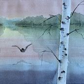 Il mio progetto del corso: Paesaggi ad acquerello ricchi di atmosfera. Fine Arts, Painting, and Watercolor Painting project by Alessandra Fogliano - 11.26.2022