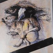 Mon projet du cours :  Collage artistique avec des techniques mixtes. Colagem, Ilustração digital e Ilustração editorial projeto de patricia LACANNE - 27.11.2022