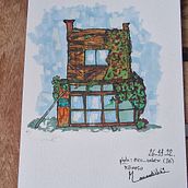 2nd Sketch with my first time in colour...thx for your feedback and your criticals to improve the next draws.. Sketching, Drawing, Architectural Illustration, Sketchbook & Ink Illustration project by mouaadiib - 11.27.2022