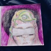 Meu projeto do curso: Ilustração surrealista inspirada na natureza. Traditional illustration, Pencil Drawing, Drawing, Artistic Drawing, Naturalistic Illustration, and Colored Pencil Drawing project by rcraquel94 - 10.27.2022