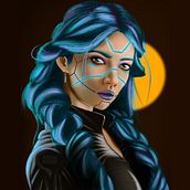 My project for course: Principles of Digital Painting for Portraits. Een project van Schilderij y  Digitaal schilderij van Sergio Vitale - 27.11.2022