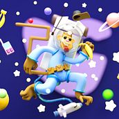 My project for course: 3D Character Creation in Blender. Un progetto di 3D, Character design, Modellazione 3D, Character design 3D e Progettazione 3D di ekincanakinn - 26.11.2022