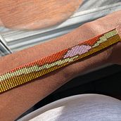 My project for course: Beaded Jewelry Design: Weave Elegant Patterns. Design de acessórios, Artesanato, Design de joias, e Tecido projeto de laura_nhem - 25.11.2022