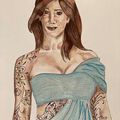 Mon projet du cours : Illustration au pastel et aux crayons de couleur. Un projet de Illustration traditionnelle, Beaux Arts, Dessin au cra, on, Dessin, Dessin de portrait, Dessin réaliste , et Dessin artistique de celinesta - 27.11.2022
