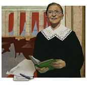 Ruth Bader Ginsburg. Un progetto di Illustrazione tradizionale di Dominic Bodden - 26.11.2022