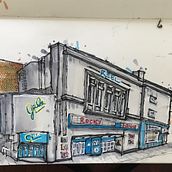 My project for course: Expressive Architectural Sketching with Colored Markers. Sketching, Drawing, Architectural Illustration, Sketchbook & Ink Illustration project by Chris Burgess - 11.28.2022