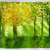 My project for course: Dreamy Watercolor Landscapes: Paint with Light. Painting, and Watercolor Painting project by Aida Poler Michaeli - 11.28.2022