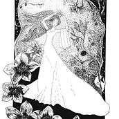 My project for course: Fairy-Tale Illustration with Pen and Ink. Drawing, Artistic Drawing & Ink Illustration project by eluned_eleven - 11.28.2022
