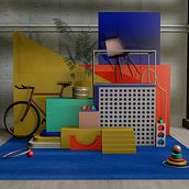 My project for course: Abstract Compositions with Cinema 4D. Un progetto di 3D, Modellazione 3D e Progettazione 3D di lisu_georgiana - 25.11.2022