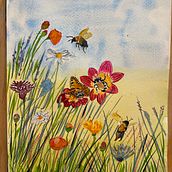 My project for course: Illustrating the Natural World with Watercolor and Charcoal. Traditional illustration, Painting, and Naturalistic Illustration project by Irina Evans - 11.28.2022