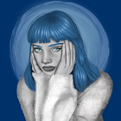 Mi proyecto del curso: Retrato de personajes femeninos con Procreate. Traditional illustration, Digital Illustration, and Digital Drawing project by Celia Peñalba DIez - 11.29.2022