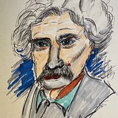 Mark Twain . Fine Arts project by Klaus Mohr - 11.29.2022