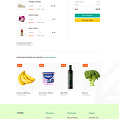 My project for course: Introduction to UI Design - Foodizi Market. Un progetto di Design, Design interattivo, Web design, Design per smartphone e Progettazione di applicazioni di olivier.mornet - 29.11.2022