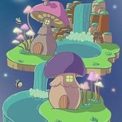 Meu projeto do curso: Design de mundos kawaii: crie ilustrações alegres. Design de personagens, Ilustração digital, e Mangá projeto de Fabiana Bastos Rezende - 27.11.2022