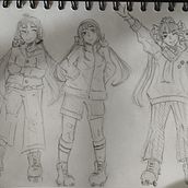 Mi proyecto del curso: Dibujo de personajes llenos de personalidad. Character Design, Sketching, Drawing, Stor, telling, Stor, board, Artistic Drawing, and Narrative project by Juliana - 11.29.2022