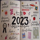 Mi proyecto del curso: Bullet journal creativo: aumenta tu productividad. Traditional illustration, Arts, Crafts, Lettering, DIY, H, Lettering, Management, and Productivit project by lasalabrenda - 01.23.2023