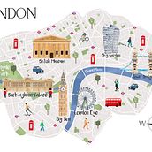 Mi proyecto del curso: Creación de mapas ilustrados: refleja la esencia de la ciudad. Traditional illustration, Infographics, Drawing, Digital Illustration, Digital Painting, and Design project by Carmen Barbadillo - 11.30.2022