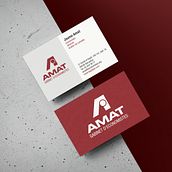 Producción impresa para AMAT GABINET D'ECONOMISTES. Design, and Advertising project by Victor Lebrón Piñol - 11.16.2022