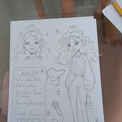 Meu projeto do curso: Desenho de personagens repletos de carisma- by Ari peach . Un projet de Conception de personnages, Esquisse , Dessin, Stor, telling, Stor, board , et Dessin artistique de Ariel Costa - 26.11.2022