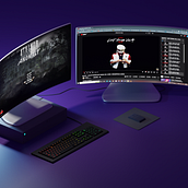 Duel Monitor Setup. 3D, Modelagem 3D, e 3D Design projeto de connorjw2001 - 10.11.2022