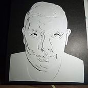Mi proyecto del curso: Retratos 3D con capas de papel. Projekt z dziedziny Craft,  Sztuki piękne i Papercraft użytkownika juan_rios_ortegon - 30.11.2022