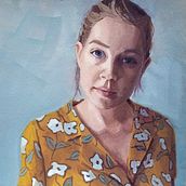 Self Portraits. Fine Arts, Painting, and Gouache Painting project by Hilary Rose - 11.30.2022