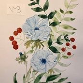 Mi proyecto del curso: Acuarela floral: conecta con la naturaleza. Un progetto di Illustrazione tradizionale, Pittura, Pittura ad acquerello e Illustrazione botanica di Verónica MB - 30.11.2022