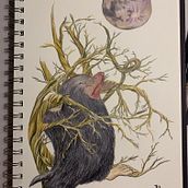 My project for course: Surrealist Illustration Inspired by Nature . % beneandthegesseritsart tarafından hazırlanan Geleneksel illüstras, on, Kalem Çizimi, Çizim, Sanatsal Çizim, Doğalcı İllüstras, on, Ve Renkli Kalem Çizimi projesi - 11.30.2022