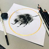 My projects for course: Illustrating the Natural World with Watercolor and Charcoal. Traditional illustration, Painting, and Naturalistic Illustration project by zhengnan1206 - 11.29.2022