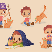 Character Sheet - Emotions. Traditional illustration project by Jasmin Noetzel - 11.24.2022