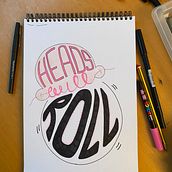 My project for course: Hand-Lettering Sketchbook: Techniques to Unlock Creativity. Sketching, Creativit, Drawing, H, Lettering, and Sketchbook project by Michelle Paget - 11.30.2022
