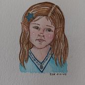 Abby. Traditional illustration project by Noelia Marín Pérez - 12.01.2022