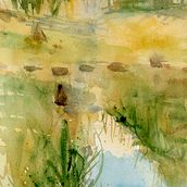 My project for course: Natural Landscapes in Watercolor. Fine Arts, Painting, and Watercolor Painting project by Peigi S - 12.01.2022