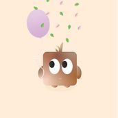 AKI, sweet spirit of my anxiety.. Traditional illustration, Graphic Design, Digital Drawing, and Children's Illustration project by Marie-Sophie Verdonck - 06.23.2022