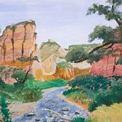 Landscapes. Painting project by Daniel Bammer - 12.01.2022