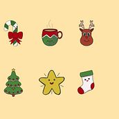 Christmas 2022 . % Mimi Valen tarafından hazırlanan Geleneksel illüstras, Ve on projesi - 11.29.2022