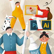My project for course: Character Exploration for Expressive Illustration. Un progetto di Illustrazione tradizionale, Character design, Disegno e Illustrazione digitale di Juliya Demchenko - 07.12.2022