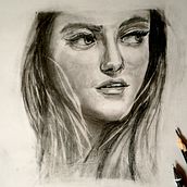 My project for course: Artistic Charcoal Portraiture: Creating Atmosphere. Traditional illustration, Fine Arts, Drawing, Portrait Drawing, Realistic Drawing, and Artistic Drawing project by Mahdi Ahmed - 11.29.2022