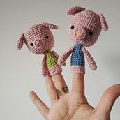 Mi proyecto del curso: Amigurumis: tejido de marionetas de dedo a crochet. Crochet, Amigurumi, Character Design, To, Design, and Creating with Kids project by Claudia Luque - 12.02.2022