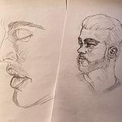 Mon projet du cours : Carnet de portraits : explorez le visage humain . % londoncallingllamas tarafından hazırlanan Eskiz çizimi, Çizim, Portre Çizimi, Sanatsal Çizim, Ve Eskiz defteri projesi - 12.02.2022