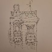 My project for course: Expressive Architectural Sketching with Colored Markers. Sketching, Drawing, Architectural Illustration, Sketchbook & Ink Illustration project by Jonathan Hoareau - 11.15.2022