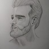 Mi proyecto del curso: Sketchbook de retrato: explora el rostro humano. Esboçado, Desenho, Desenho de retrato, Desenho artístico, e Sketchbook projeto de daniela_blan_11 - 03.12.2022