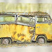 Old Car City. Un progetto di Illustrazione tradizionale di jackspratsmom - 03.12.2022