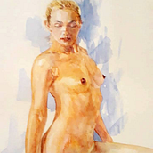 Estudio de figura humana en acuarela. Un progetto di Pittura ad acquerello di Jose Puyelli - 03.12.2022